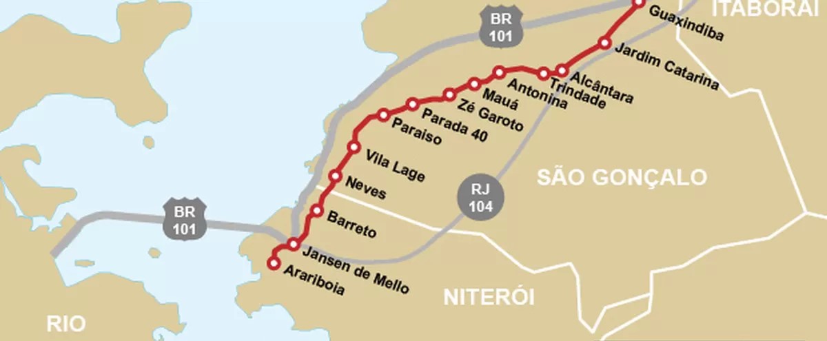 Linha 3 do Metrô Rio fig10 | Textos | maglev, tecnologias, Textos, transportes