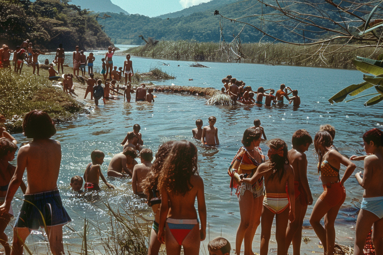 philipe3d a big group of teenagers in near of a river 1988 Braz b1436eca 8f2e 4bba 8346 851e11161439 | Contos | conto, Contos