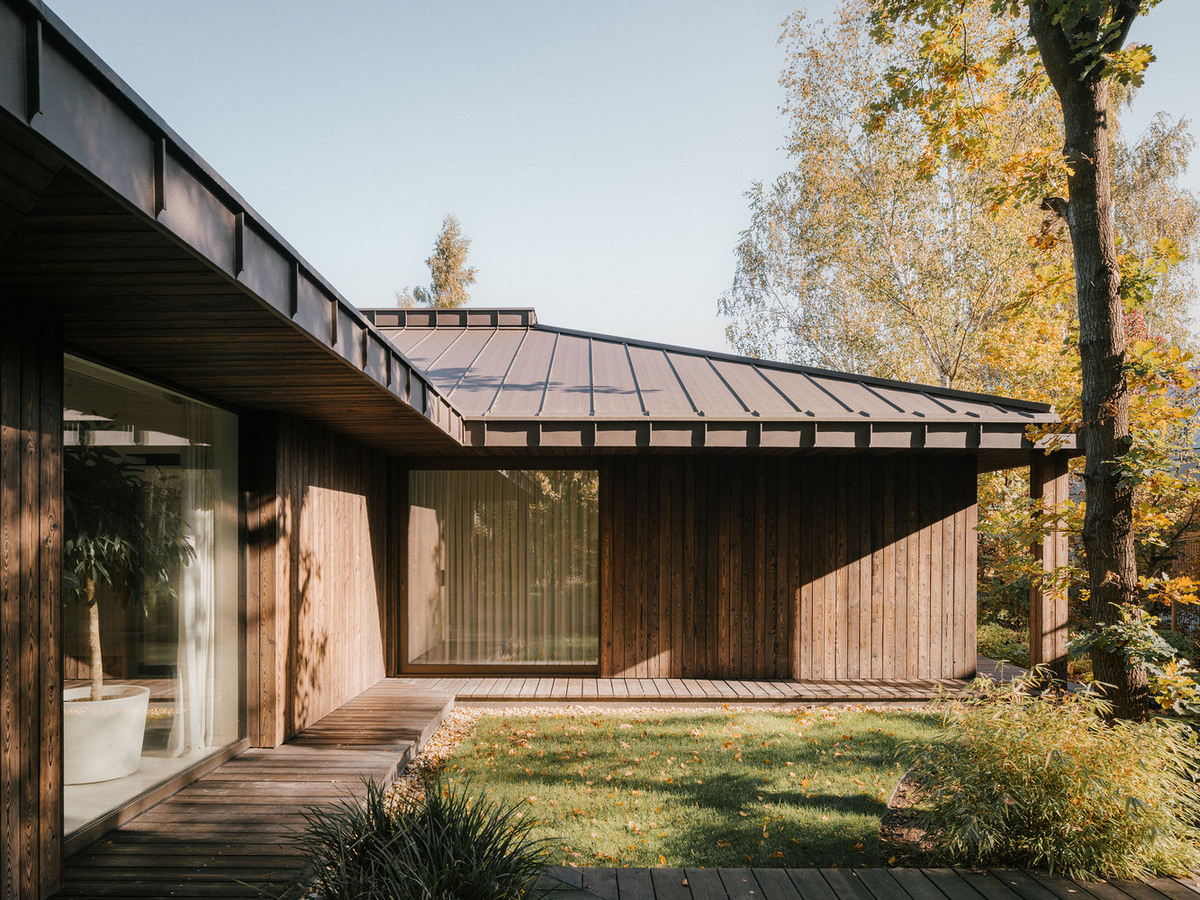 Bela casa ecológica integrada à natureza 149420432 original | Arquitetura | arquitetura, casa, polônia