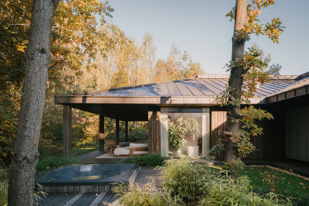 Bela casa ecológica integrada à natureza 149421580 original | Arquitetura | arquitetura, casa, polônia