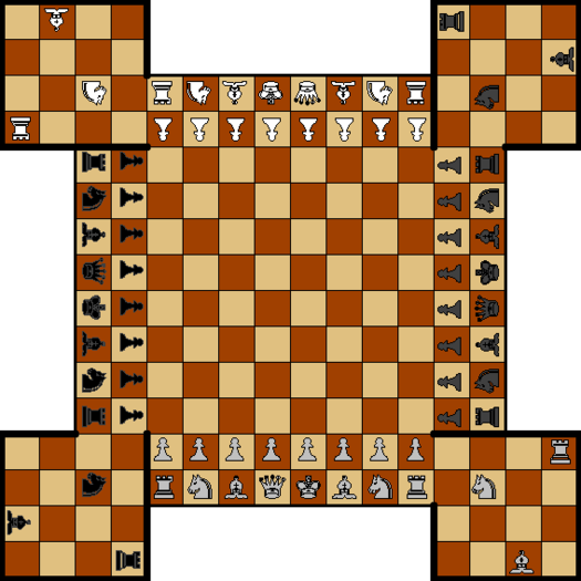 O jogo de xadrez com fortalezas 8456646 original | Curiosidades | bizarro. curioso, tabuleiro, xadrez