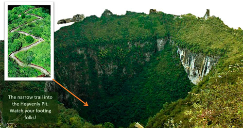 O sinkhole Xiaozhai Tiankeng - "O poço celestial" Geology 3 | Lugares | china, curiosidade, lugares, montanha