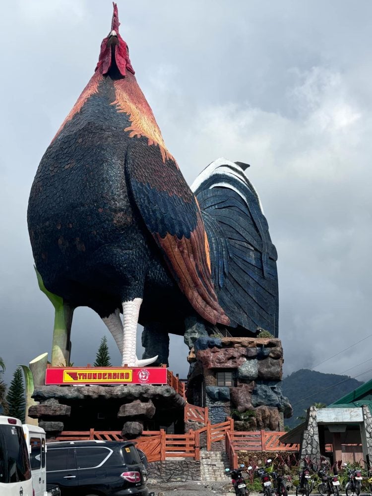 O maior prédio em forma de frango gigante do mundo Frango Gigante