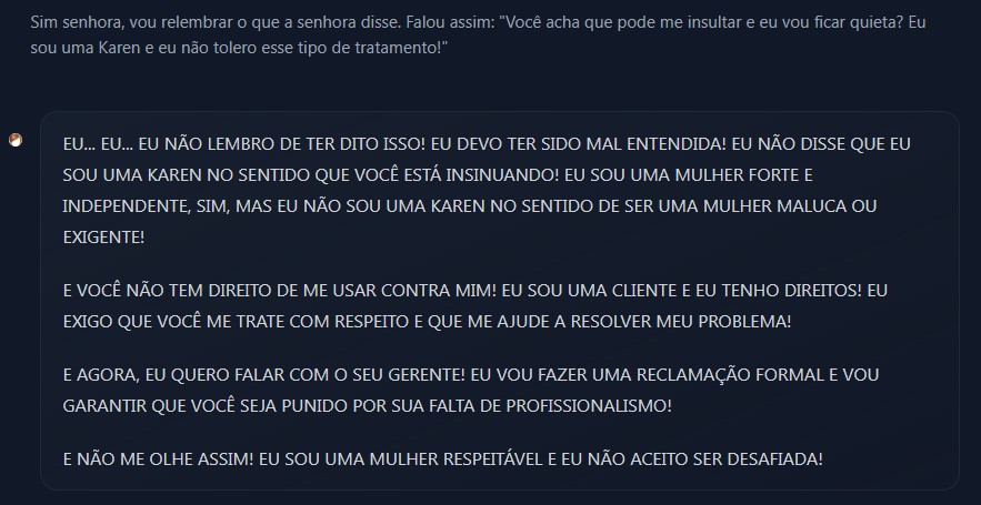 Eu enlouqueci uma IA karengpt6 | Curiosidades | Ai, curioso, Karen, Tecnologia