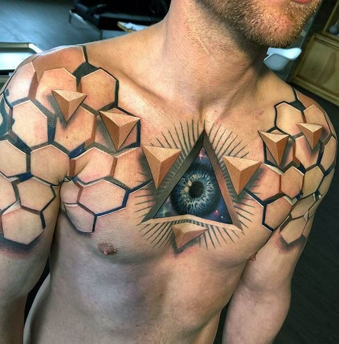 57 Tatuagens 3d que me impressionaram Tatuagens 3d