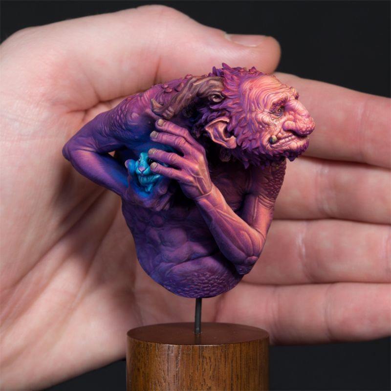 Foto Gump do dia: Spira Mirabilis Troll - Um guardião da floresta Troll da Spira Mirabilis: Incrível miniatura