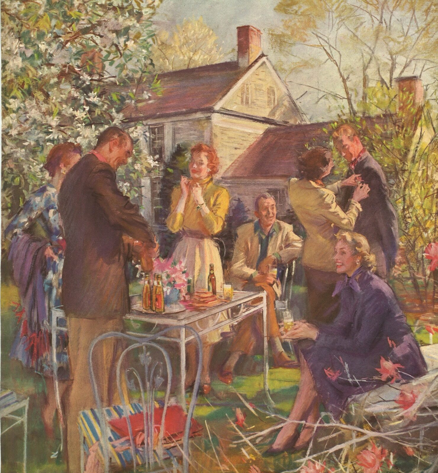 A arte de John Gannam 1319297233 www.nevsepic.com .ua first fine day of spring | Arte | aquarela, Arte, artista, ilustrador, john gannam