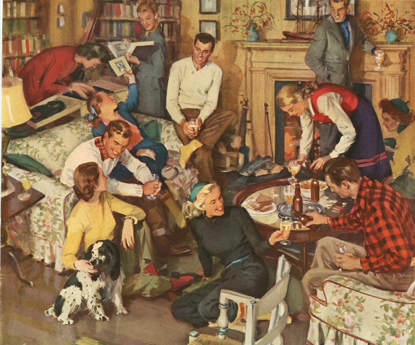 A arte de John Gannam 1319297274 www.nevsepic.com .ua after a day in the snow | Arte | aquarela, Arte, artista, ilustrador, john gannam