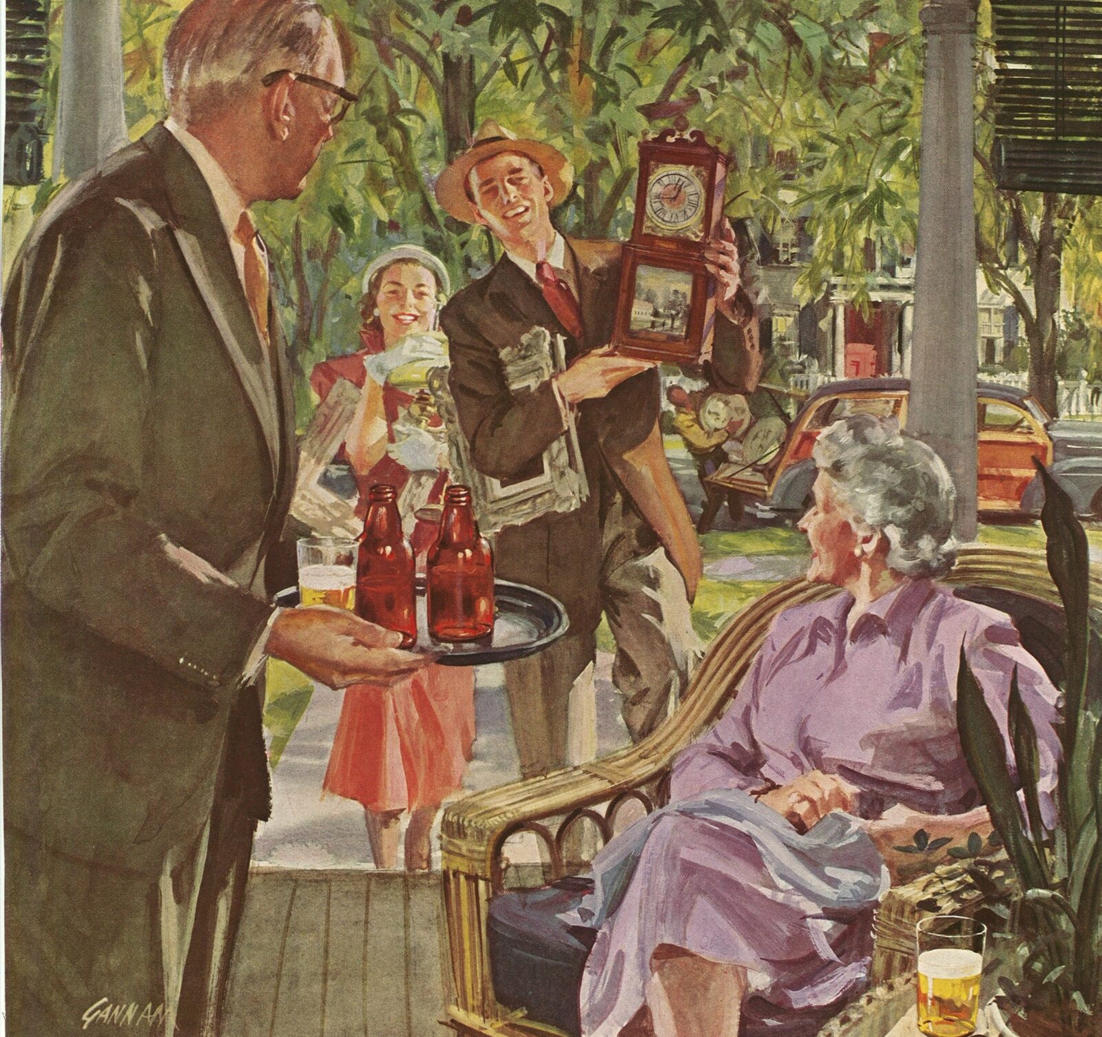 A arte de John Gannam 1319297275 treasures from the auction | Arte | aquarela, Arte, artista, ilustrador, john gannam