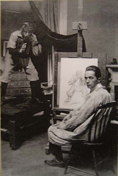A arte de JC Leyendecker JC Leyendecker e seu modelo vivo