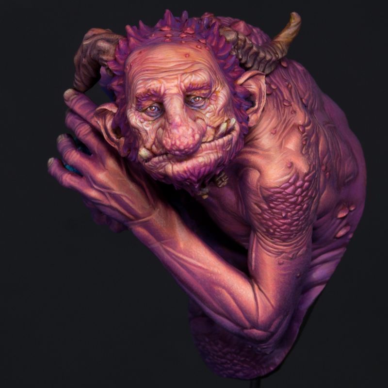 Foto Gump do dia: Spira Mirabilis Troll - Um guardião da floresta Troll da Spira Mirabilis: Incrível miniatura
