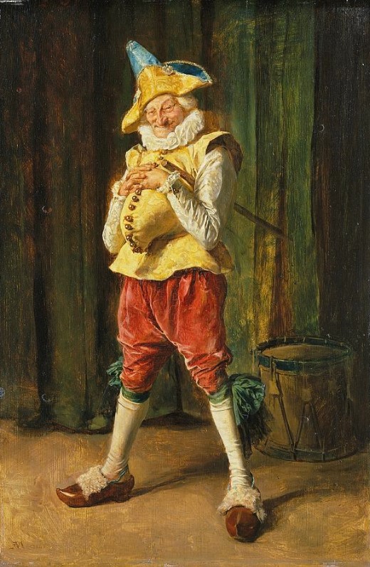 O retrato de Meissonier O bobo, por Ernest Meissonier