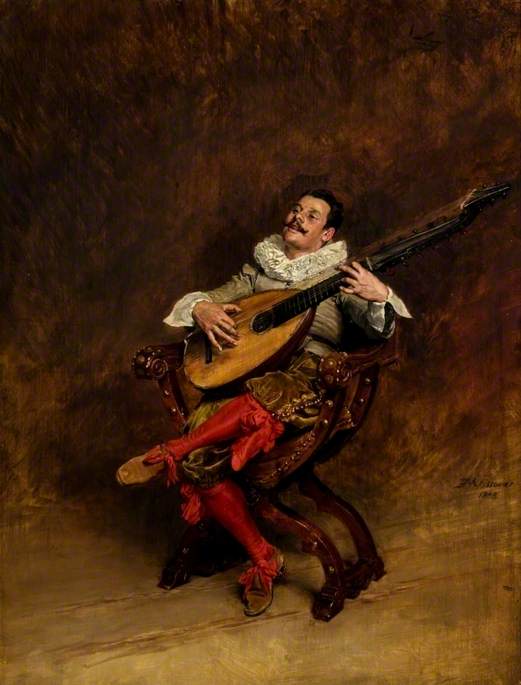 O retrato de Meissonier GL GM 2330 001 | Arte | Arte, artista, ilustração, óleo sobre tela, pintura