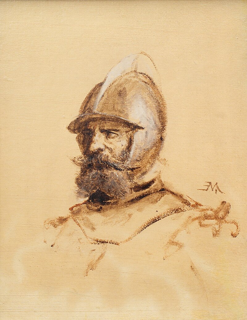 O retrato de Meissonier Head of a Soldier | Arte | Arte, artista, ilustração, óleo sobre tela, pintura