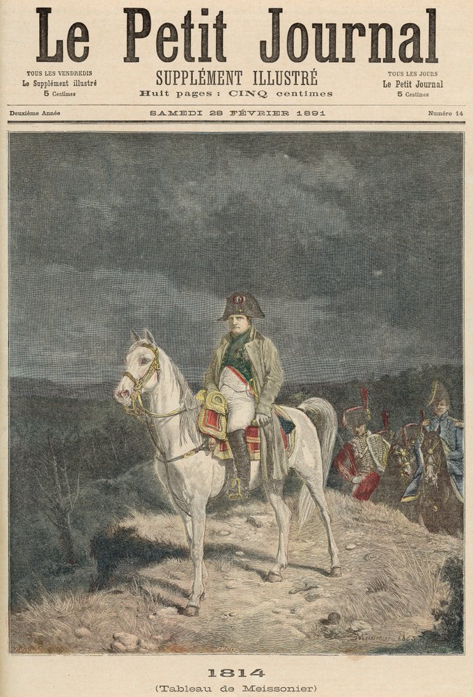 O retrato de Meissonier Jean Louis Ernest Meissonier 1814 from Le Petit Journal 28th February 1891 MeisterDrucke 83600 | Arte | Arte, artista, ilustração, óleo sobre tela, pintura