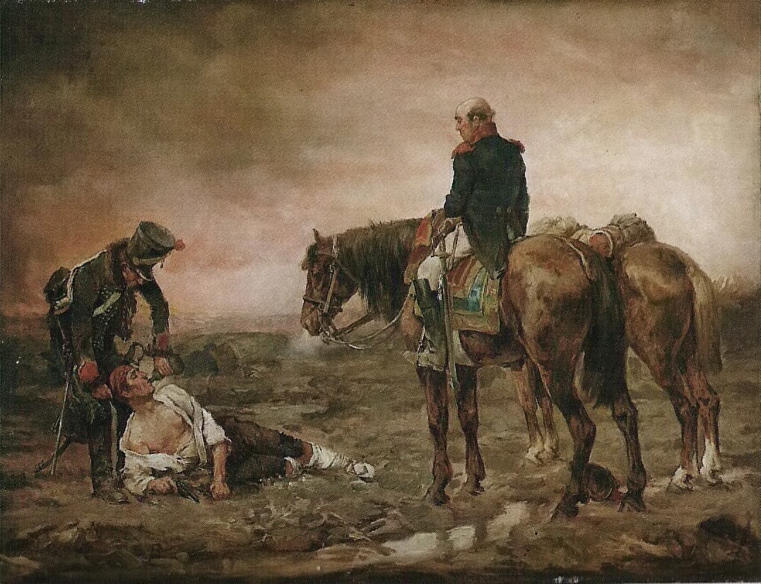 O retrato de Meissonier Meissonier Relief After the Battle | Arte | Arte, artista, ilustração, óleo sobre tela, pintura