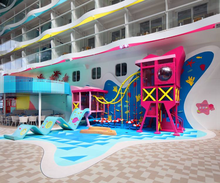 O maior navio de cruzeiro do mundo Playscape | Incrível | cruzeiro, maritimo, navio, royal caribbean