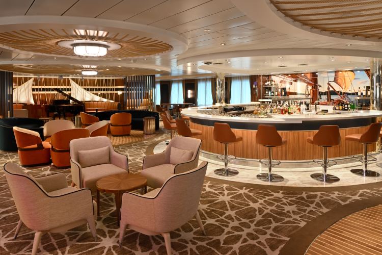 O maior navio de cruzeiro do mundo Schooner Bar | Incrível | cruzeiro, maritimo, navio, royal caribbean