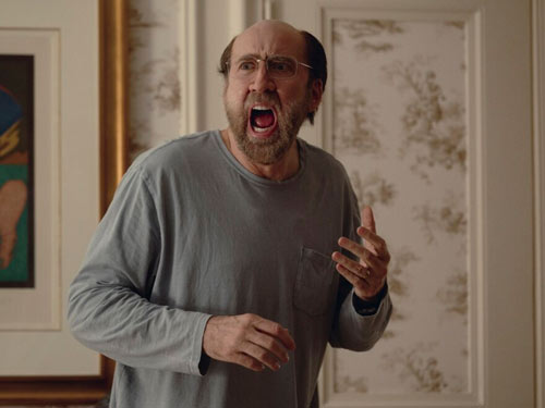 Patrick Stewart foi atacado por um fantasma O fantasma aterrorizou Nicolas Cage