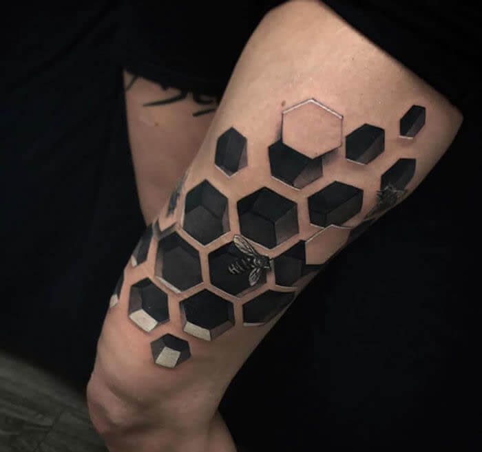 57 Tatuagens 3d que me impressionaram Tatuagens 3d