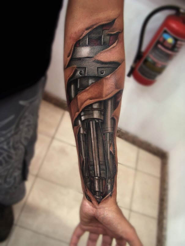 57 Tatuagens 3d que me impressionaram Tatuagens 3d
