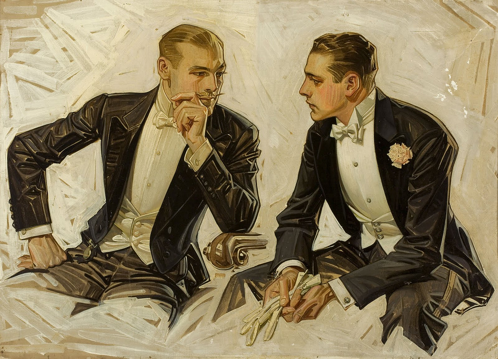 A arte de JC Leyendecker leyendecker3 | Arte | anuncios, Arte, capas, homo afetividade, ilustração, JC leyendecker, pintura