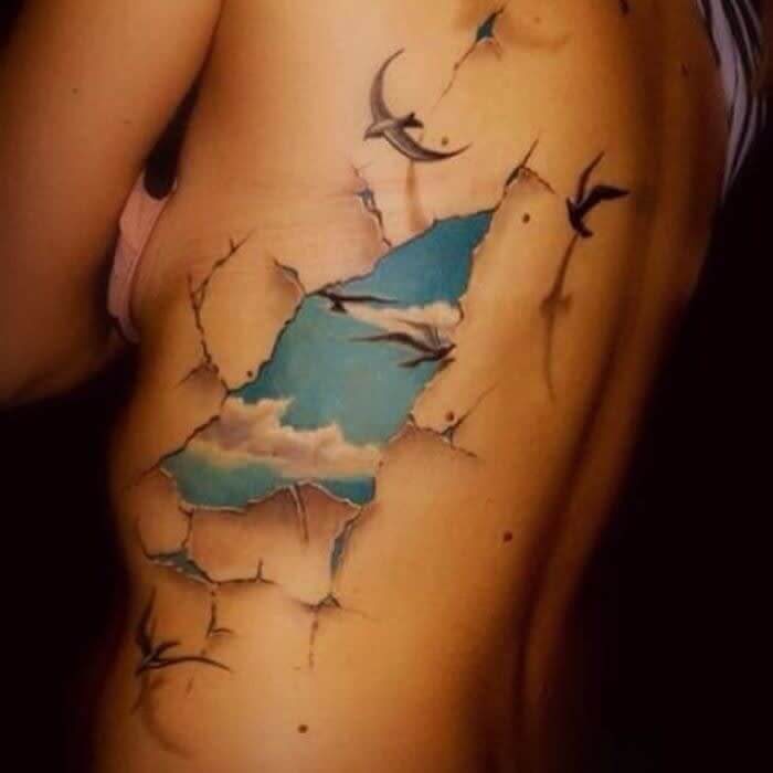 57 Tatuagens 3d que me impressionaram Tatuagens 3d
