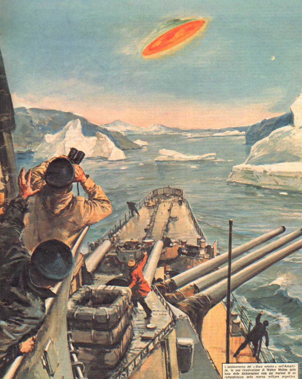 19 capas ufológicas do Domenica del Corriere 25 07 1965 int | Arte | Arte, ilustração, ufologica