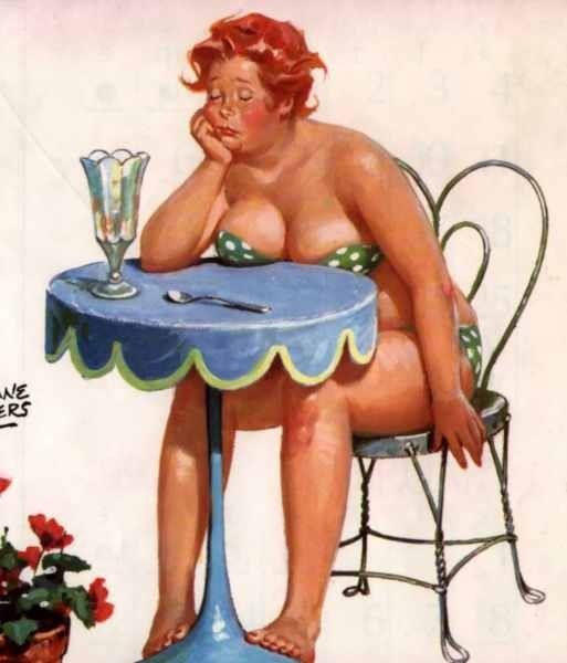 Hilda, a pin-up gordinha que o mundo aprendeu a amar Hilda, a pin up que não tentava bancar a gostosa o tempo inteiro