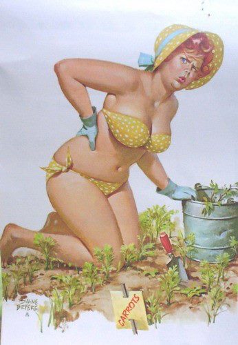 Hilda, a pin-up gordinha que o mundo aprendeu a amar 455606697 7381477411951887 5701574630556485469 n | Arte | Arte, duane bryers, ilustração, pin-up, pintura