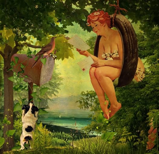 Hilda, a pin-up gordinha que o mundo aprendeu a amar 456492261 7435942509838710 763609488995755756 n | Arte | Arte, duane bryers, ilustração, pin-up, pintura