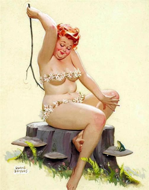 Hilda, a pin-up gordinha que o mundo aprendeu a amar 459911206 7582025161897110 1018844353505060248 n | Arte | Arte, duane bryers, ilustração, pin-up, pintura