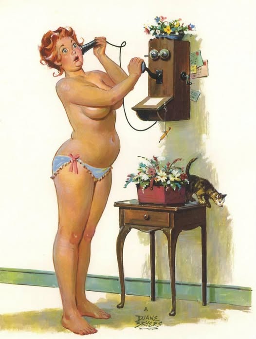 Hilda, a pin-up gordinha que o mundo aprendeu a amar 460955303 7629783830454576 9034378396942078558 n | Arte | Arte, duane bryers, ilustração, pin-up, pintura