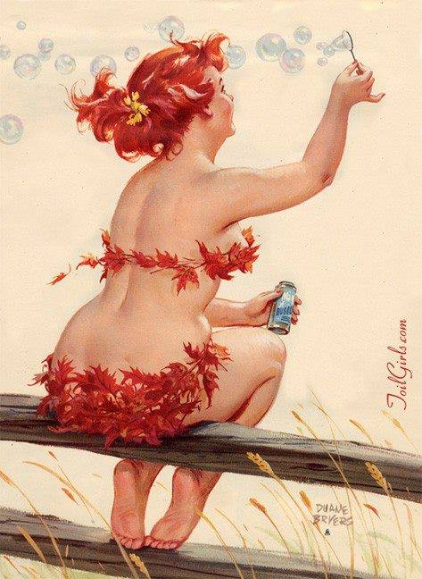 Hilda, a pin-up gordinha que o mundo aprendeu a amar 461296842 7664687250297567 5505192055762397973 n | Arte | Arte, duane bryers, ilustração, pin-up, pintura