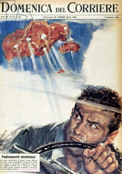 19 capas ufológicas do Domenica del Corriere 4817805 | Arte | Arte, ilustração, ufologica
