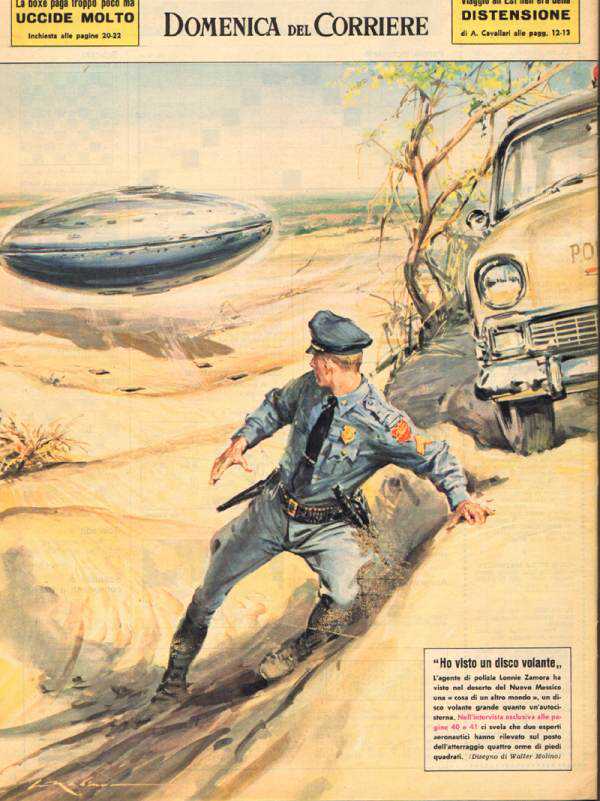 19 capas ufológicas do Domenica del Corriere 600full 1 | Arte | Arte, ilustração, ufologica