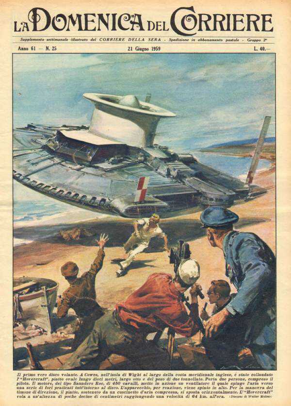 19 capas ufológicas do Domenica del Corriere 600full 12 | Arte | Arte, ilustração, ufologica