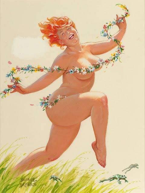 Hilda, a pin-up gordinha que o mundo aprendeu a amar 70455558 2507877572769479 1905516198544539648 n | Arte | Arte, duane bryers, ilustração, pin-up, pintura