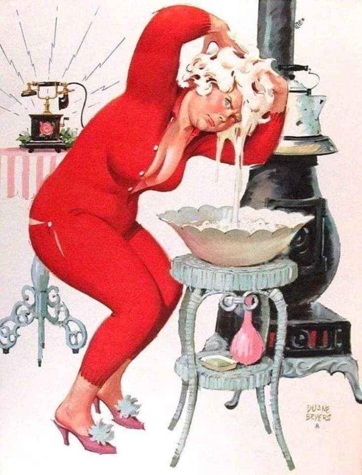 Hilda, a pin-up gordinha que o mundo aprendeu a amar 70583785 2507877959436107 8777341044669808640 n | Arte | Arte, duane bryers, ilustração, pin-up, pintura