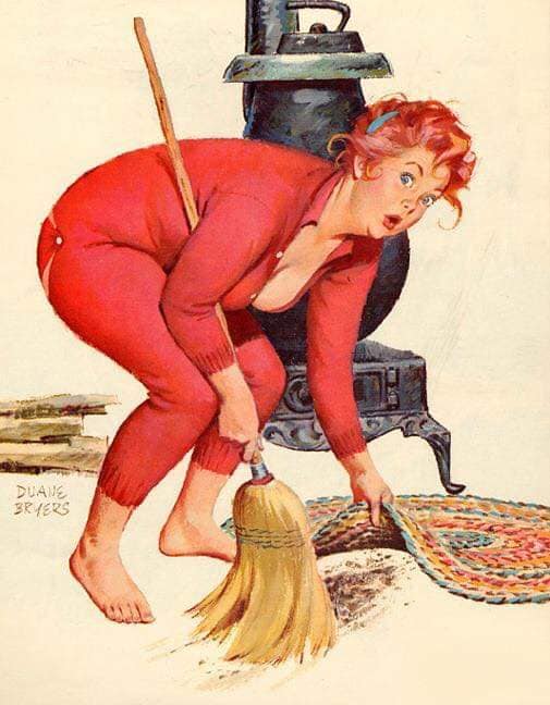 Hilda, a pin-up gordinha que o mundo aprendeu a amar 70750159 2507878219436081 4544834122320707584 n | Arte | Arte, duane bryers, ilustração, pin-up, pintura