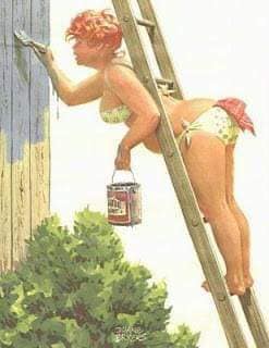 Hilda, a pin-up gordinha que o mundo aprendeu a amar 70916809 2507878122769424 7444786359723622400 n | Arte | Arte, duane bryers, ilustração, pin-up, pintura