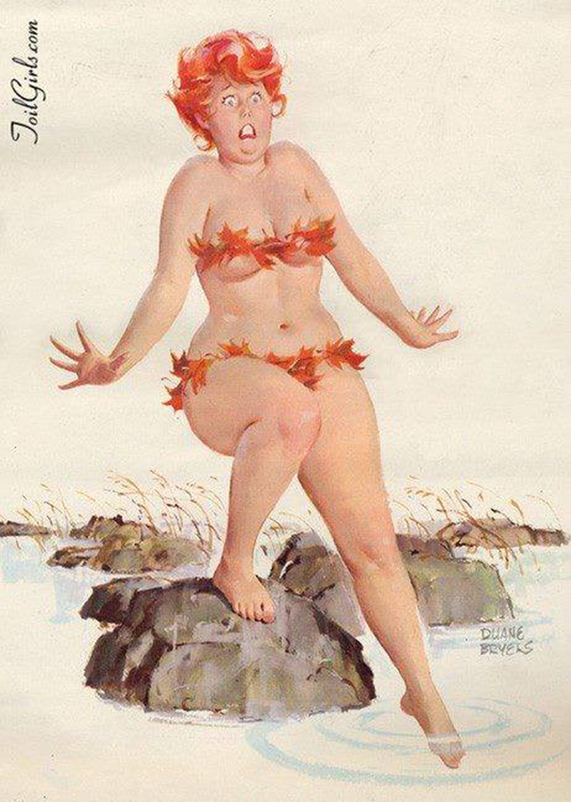 Hilda, a pin-up gordinha que o mundo aprendeu a amar Duane Bryers Hilda inspi 17 | Arte | Arte, duane bryers, ilustração, pin-up, pintura