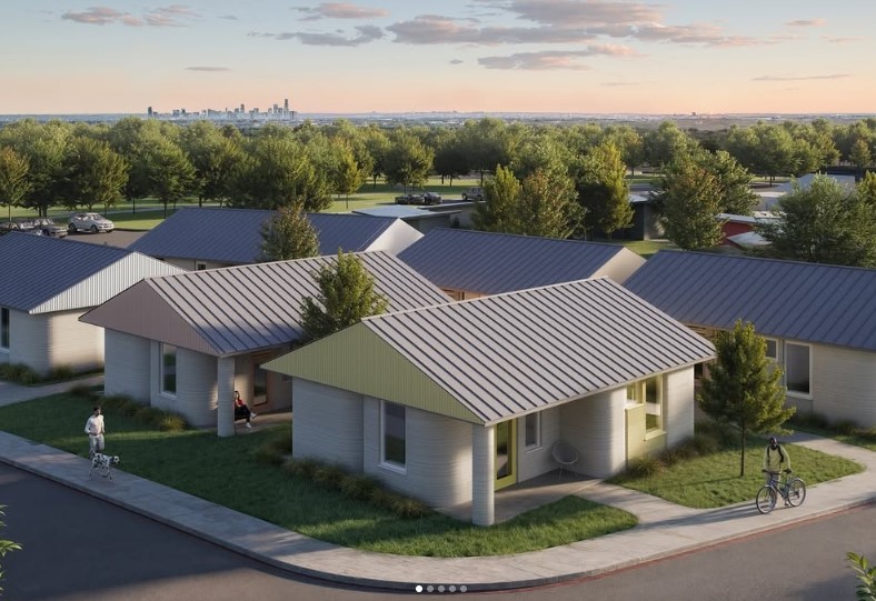 Impressão 3d: Um condomínio inteiro casas desabrigados | Arquitetura | 3d, arquitetura, casa, casas, impressão 3d