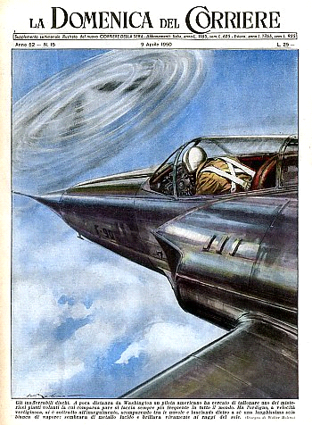 19 capas ufológicas do Domenica del Corriere image140 | Arte | Arte, ilustração, ufologica