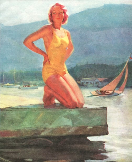 A arte de Tom Lovell AM37Dec right | Arte | Arte, ilustração, tom lovell