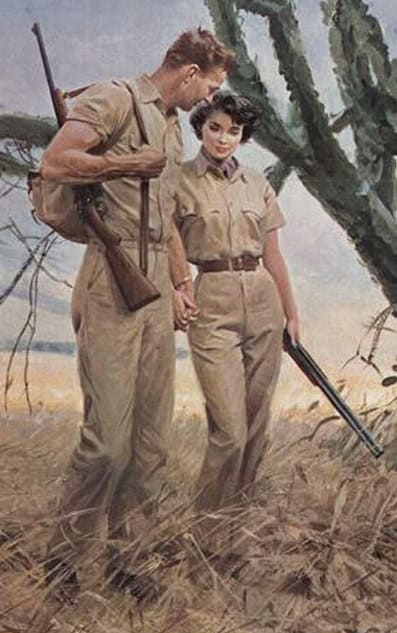 A arte de Tom Lovell AfricaCouple | Arte | Arte, ilustração, tom lovell