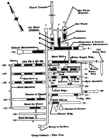 O curioso projeto "Ice Worm": Uma cidade secreta sob o gelo Camp Century layout plan 382x483 1 | Curiosidades | base, groelandia, guerra fria, incrível, lugares, polo norte, secreta