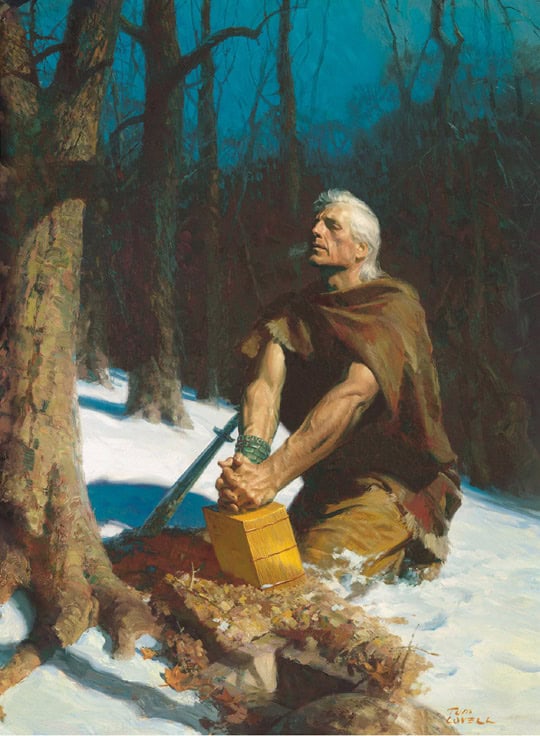 A arte de Tom Lovell L Mormon1 | Arte | Arte, ilustração, tom lovell