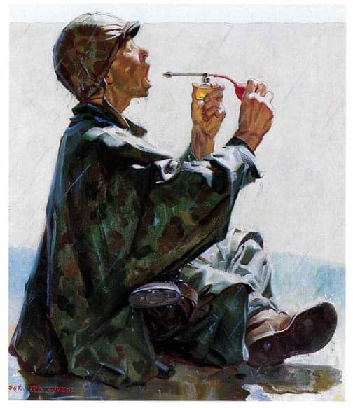 A arte de Tom Lovell Leatherneck46Art | Arte | Arte, ilustração, tom lovell