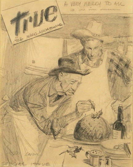 A arte de Tom Lovell True48DecSketch | Arte | Arte, ilustração, tom lovell